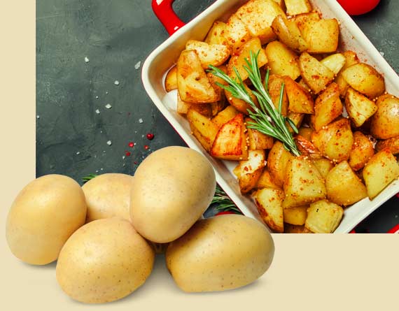Golden Potatoes Make A Great Dish